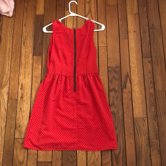 Red and black polka dot dress - Picture 2 of 2